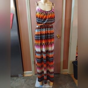 Bailey blue women's size large adjustable straps dress